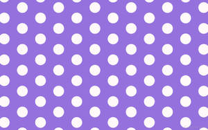 Cute Purple Polka Dots Wallpaper