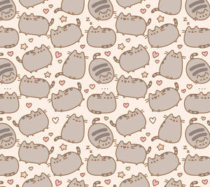 Cute Pusheen Overload Wallpaper