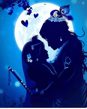 Radha krishna cute pic discount