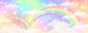 Cute Rainbow Arches Wallpaper