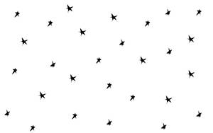 Cute Simple Black Stars Wallpaper