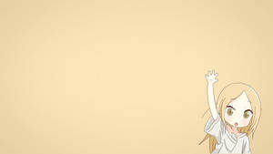 Cute Simple Blonde Girl Wallpaper