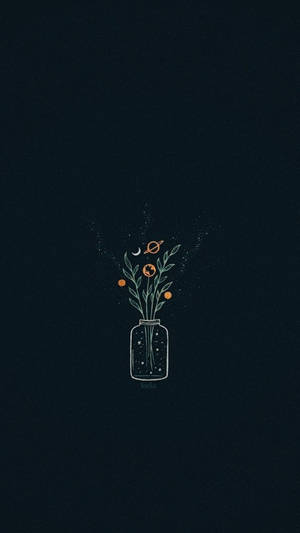 Cute Simple Leaves Wallpaper