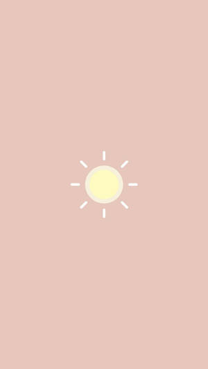 Cute Simple Sun Wallpaper