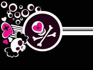 Cute Skeleton Iphone Punk Aesthetic Wallpaper