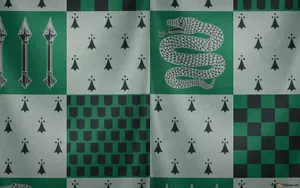 Cute Slytherin Various Logos Wallpaper