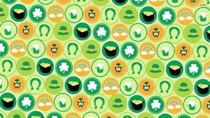 Cute St Patrick Day Pattern Wallpaper