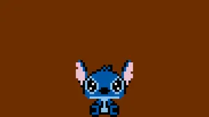 Cute Stitch Pixel Wallpaper