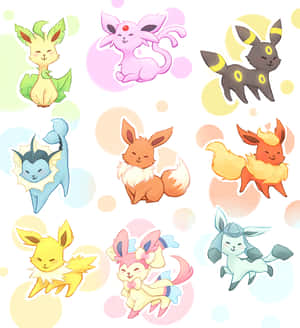 Cute Sylveon The Fairy-type Pokemon Wallpaper