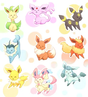 Cute Sylveon The Fairy-type Pokemon Wallpaper