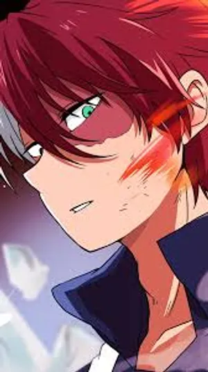 Cute Todoroki Side View Photo Wallpaper