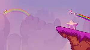 Cute Unicorn Attack Laptop Wallpaper
