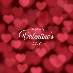 Cute Valentines Day Greeting Typography Illustration Wallpaper