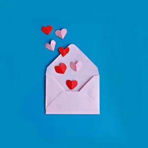 Cute Valentines Day Love Letter Envelope Wallpaper