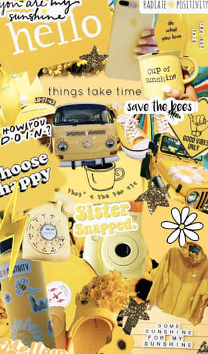 Cute Vsco Sunflower Aesthetic Wallpaper