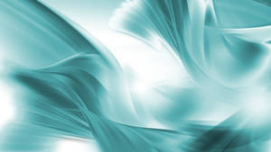 Cyan And White Abstract Wallpaper