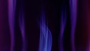 Cyber Blue Smoke Wallpaper