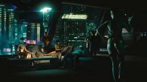 Cyberpunk 2077 Party Life Wallpaper