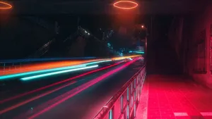 Cyberpunk City Night Lights4 K Wallpaper