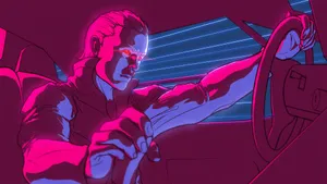 Cyberpunk Driver Illustration Wallpaper