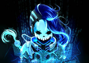 Cyberspace Sombra No Mask Cool Pfp Wallpaper