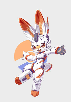 Cyborg Scorbunny Wallpaper