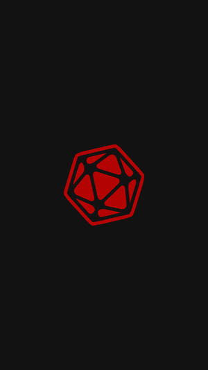 D20 Cutout Gamer Phone Wallpaper