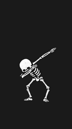Dab Skeleton Meme Wallpaper