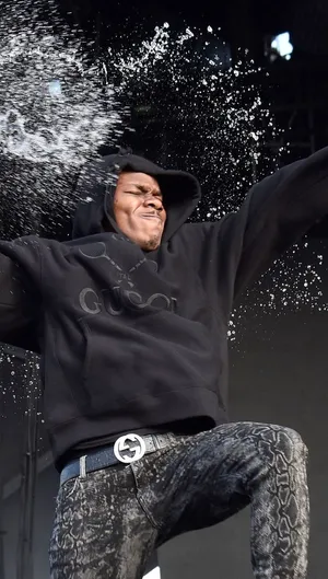 Dababy Phone With An Opened Bottled Wallpaper