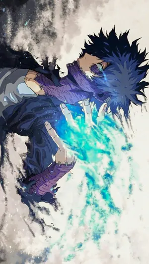 Dabi Blue Flame Art Phone Wallpaper