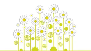 Daisy Laptop Art Wallpaper