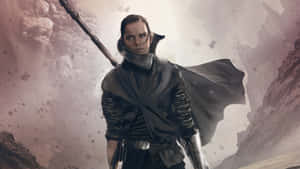 Daisy Ridley As Rey From Star Wars: The Rise Of Skywalker. Wallpaper