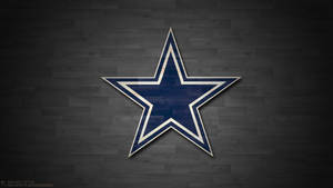 Dallas Cowboys Blue Star Brick Wall Wallpaper
