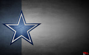 Dallas Cowboys Blue Star Gray Background Wallpaper