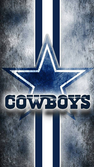 Dallas Cowboys Blue Star Inscription Wallpaper