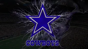 Dallas Cowboys Logo Electricity Wallpaper