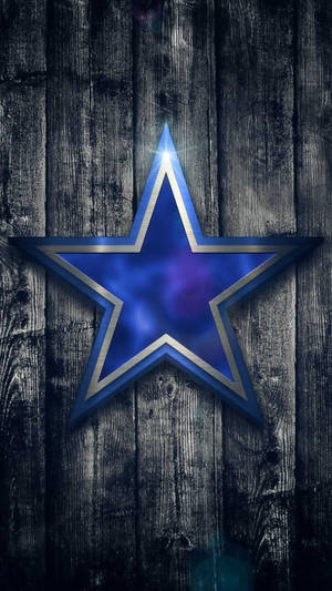 Dallas Cowboys Shiny Gray Wood Wallpaper
