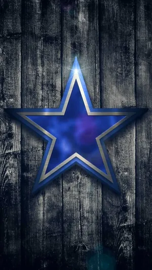Dallas Cowboys Shiny Gray Wood Wallpaper
