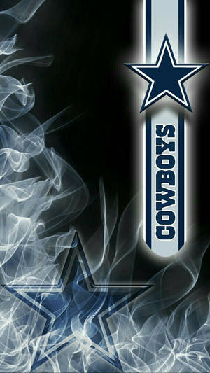 Dallas Cowboys Smoky-filled Logo Wallpaper