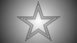 Dallas Cowboys Star Logo Outline Ombré Wallpaper