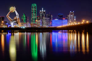 Dallas Skyline Dallas Mavericks Wallpaper