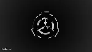 Damaged Scp Foundation Logo Wallpaper