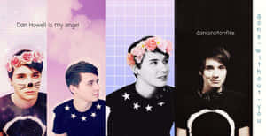 “dan And Phil Living Their Best Life” Wallpaper