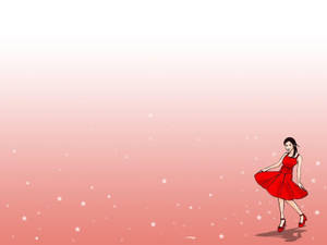 Dancing Girl Cute Desktop Wallpaper