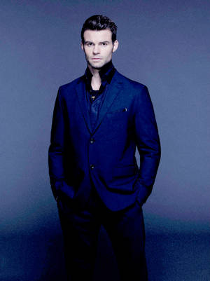 Daniel Gillies Blue Suit Wallpaper