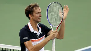 Daniil Medvedev In Multi-colored Shirt Wallpaper