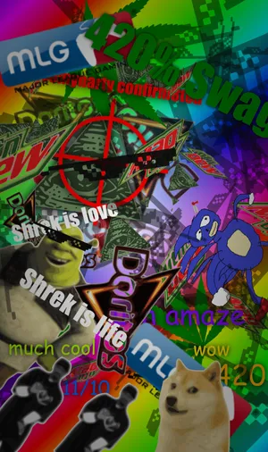 Dank Memes Collage Wallpaper