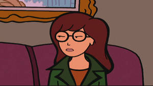 Daria In Purple Couch Wallpaper