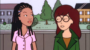 Daria With Jodie In School Wallpaper