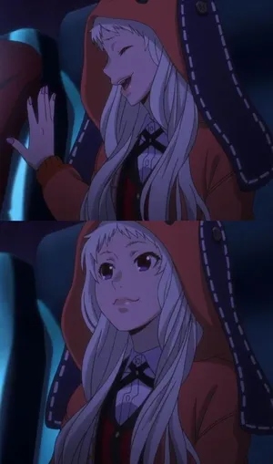 Dark Aesthetic Kakegurui Runa Collage Wallpaper